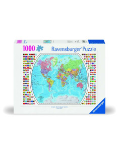 RVSPA00664,Ravensburger - Puzzle harta politica glob pamantesc 1000 piese design nou 2