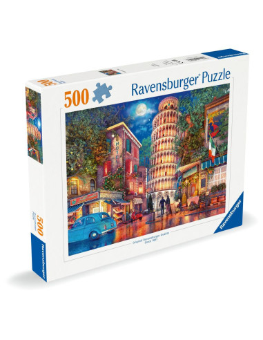 RVSPA00709,Ravensburger - Puzzle strazile din Pisa 500 piese design nou