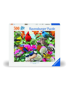 RVSPA00147,Ravensburger - Puzzle pasari 500 piese design nou