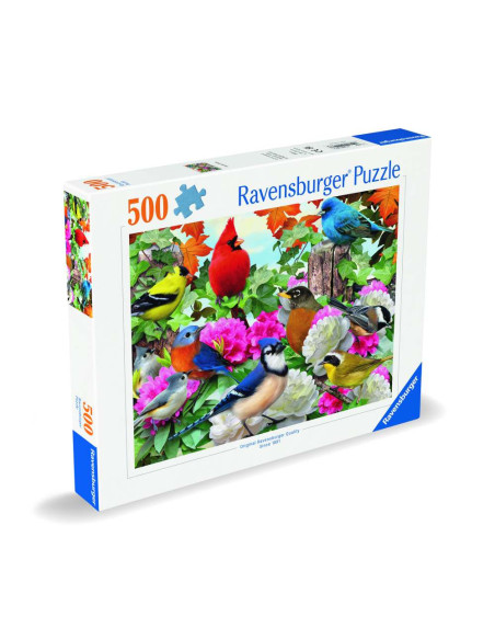 RVSPA00147,Ravensburger - Puzzle pasari 500 piese design nou