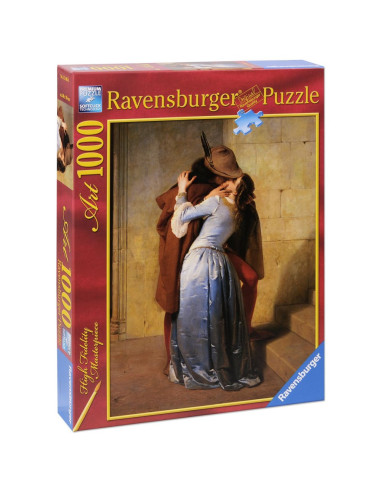 RVSPA00061,Ravensburger - Puzzle Hayez sarutul 1000 piese design nou