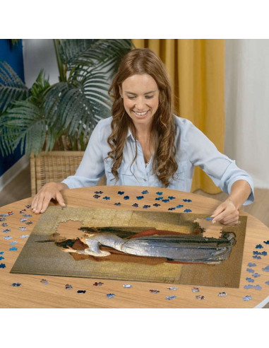 RVSPA00061,Ravensburger - Puzzle Hayez sarutul 1000 piese design nou