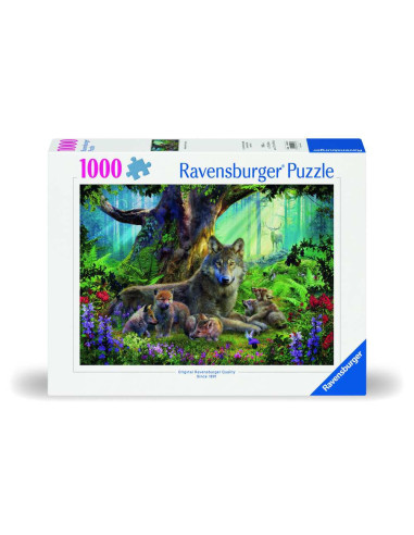 RVSPA00477,Ravensburger - Puzzle familie lupi 1000 piese design nou