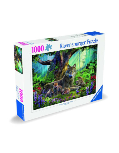 RVSPA00477,Ravensburger - Puzzle familie lupi 1000 piese design nou