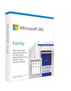 Licenta Cloud Retail Microsoft 365 Family English Subscriptie 1