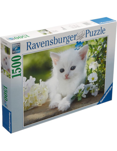 RVSPA00706,Ravensburger - Puzzle pisicuta alba 1500 piese design nou