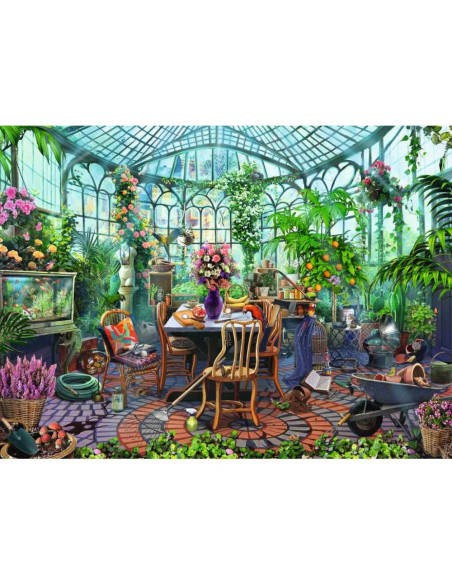 RVSPA00207,Ravensburger - Puzzle dimineata in gradina 500 piese design nou