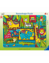 RVSPC04152,Ravensburger - Puzzle tip rama amestec vesel de animale 30 piese