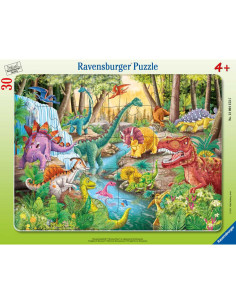 RVSPC04153,Ravensburger - Puzzle tip rama urletul dinozaurilor 30 piese 2