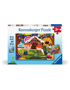 RVSPC04045,Ravensburger - Puzzle povesti cu zane 2x12 piese