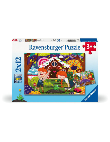 RVSPC04045,Ravensburger - Puzzle povesti cu zane 2x12 piese