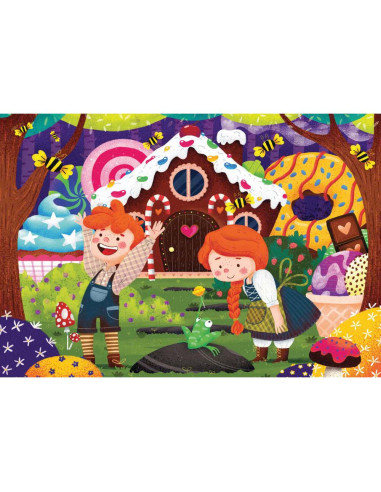 RVSPC04045,Ravensburger - Puzzle povesti cu zane 2x12 piese