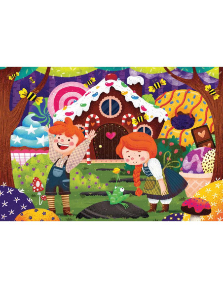 RVSPC04045,Ravensburger - Puzzle povesti cu zane 2x12 piese