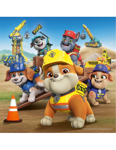RVSPC04168,Ravensburger - Puzzle Rubble si echipa lui 3x49 piese
