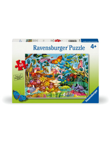 RVSPC04096,Ravensburger - Puzzle lumea insectelor 60 piese