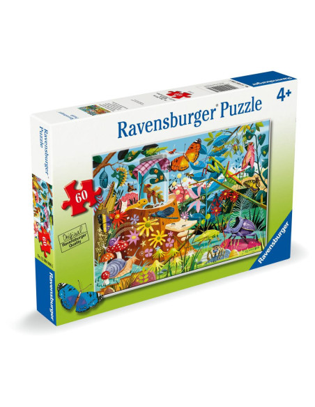 RVSPC04096,Ravensburger - Puzzle lumea insectelor 60 piese