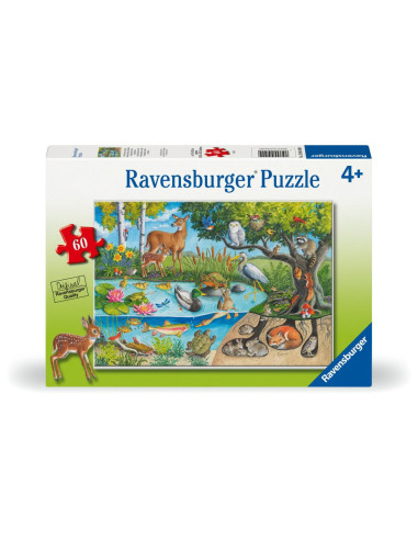 RVSPC04100,Ravensburger - Puzzle animale deasupra si sub apa 60 piese