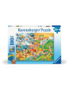 RVSPC04050,Ravensburger - Puzzle distractia copiilor in cele 4 anotimpuri 100 piese XXL