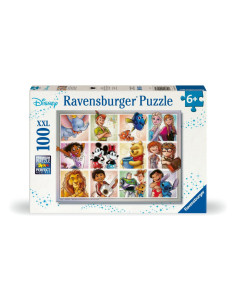 RVSPC04118,Ravensburger - Puzzle personaje Disney 100 piese XXL
