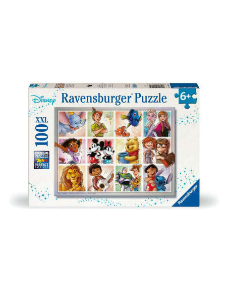RVSPC04118,Ravensburger - Puzzle personaje Disney 100 piese XXL