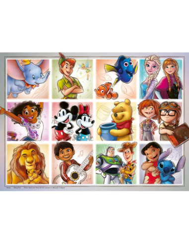 RVSPC04118,Ravensburger - Puzzle personaje Disney 100 piese XXL