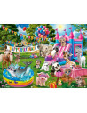 RVSPC04161,Ravensburger - Puzzle petrecere aniversara cu animalute 100 piese XXL