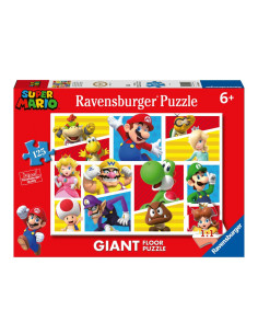 RVSPC05640,Ravensburger - Puzzle mare de podea Super Mario 125 piese