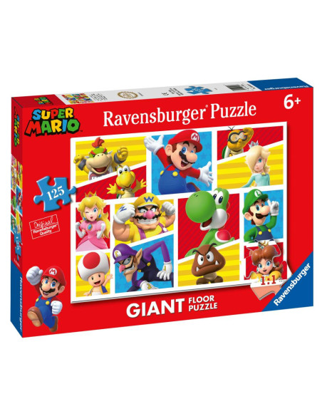 RVSPC05640,Ravensburger - Puzzle mare de podea Super Mario 125 piese
