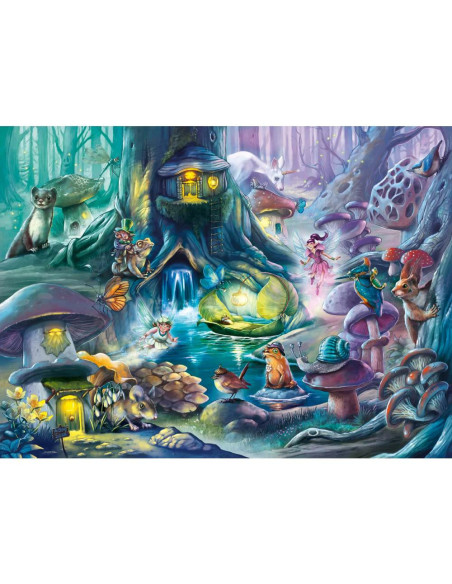 RVSPC04051,Ravensburger - Puzzle Padurea magica 150 piese XXL