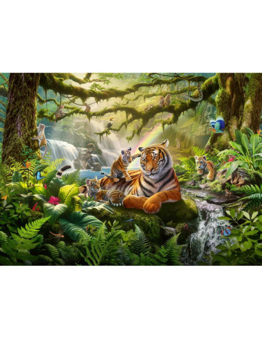 RVSPC04055,Ravensburger - Puzzle minunile faunei salbatice din jungla 300 piese XXL