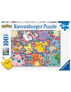 RVSPC13338,Ravensburger - Puzzle Pokemon gata de lupta 100 piese XXL 2