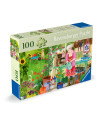 RVSPA01362,Ravensburger - Puzzle pentru varstnici gradinarit cu sablon de imagine si suport din carton 100 piese mari XL