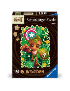 RVSPA01459,Ravensburger - Puzzle contur din lemn Marvel Groot 150 piese