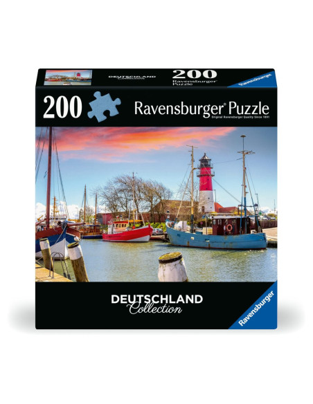 RVSPA01476,Ravensburger - Puzzle Moment portul din Ahlbeck 200 piese