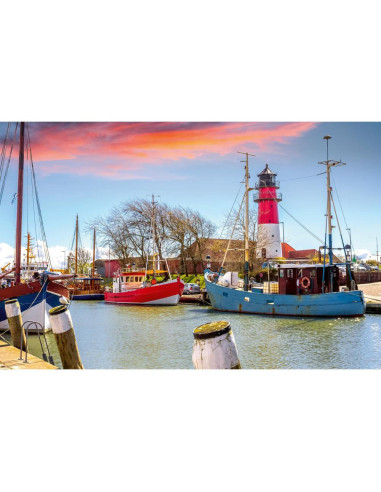 RVSPA01476,Ravensburger - Puzzle Moment portul din Ahlbeck 200 piese