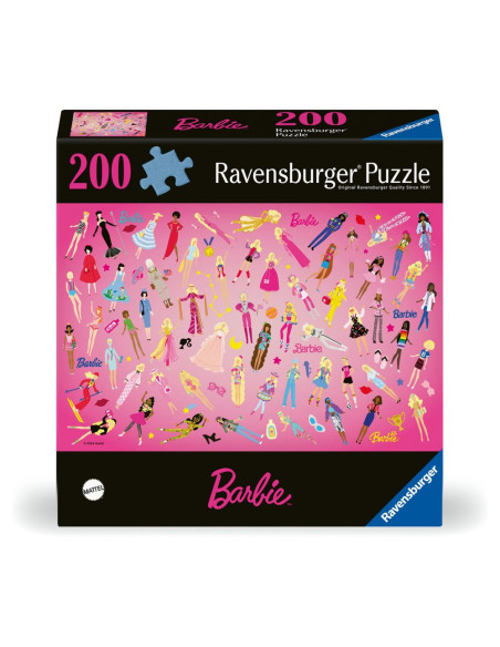 RVSPA01492,Ravensburger - Puzzle Moment lumea Barbie 200 piese