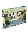 RVSPA01368,Ravensburger - Puzzle pentru varstnici Golden Retriever cu sablon de imagine si suport din carton 200 piese mari XL