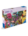 RVSPA01369,Ravensburger - Puzzle pentru varstnici pasari Colibri si fluturi cu sablon de imagine si suport din carton 200 piese