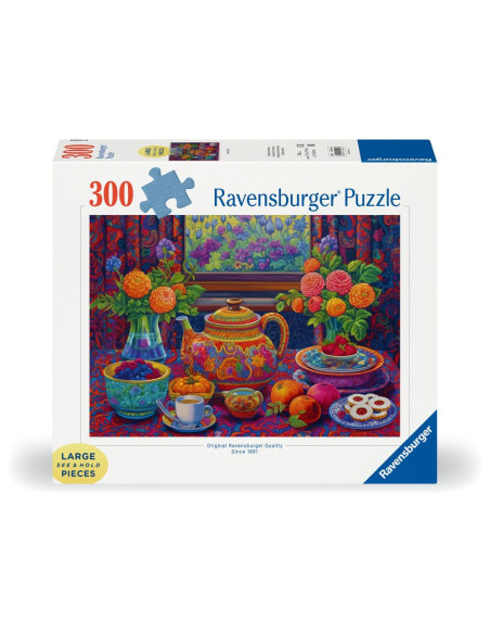 RVSPA01446,Ravensburger - Puzzle pauza de ceai 300 piese mari