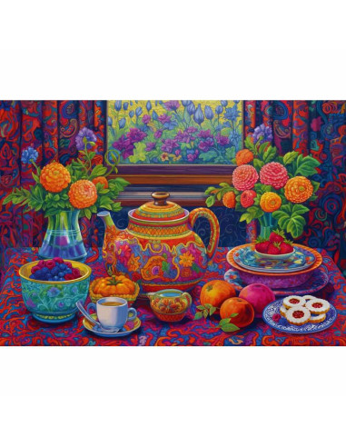 RVSPA01446,Ravensburger - Puzzle pauza de ceai 300 piese mari
