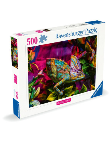 RVSPA01333,Ravensburger - Puzzle animale colorate cameleon 500 piese