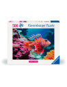 RVSPA01334,Ravensburger - Puzzle animale colorate pestele leu rosu 500 piese