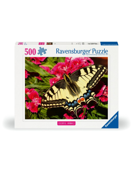 RVSPA01335,Ravensburger - Puzzle animale colorate fluture 500 piese