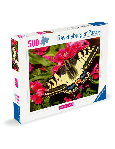 RVSPA01335,Ravensburger - Puzzle animale colorate fluture 500 piese