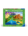 RVSPA01568,Ravensburger - Puzzle lumea Minecraft 500 piese