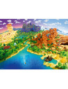 RVSPA01568,Ravensburger - Puzzle lumea Minecraft 500 piese