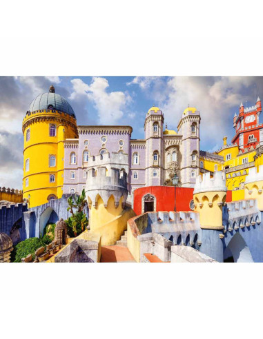 RVSPA01314,Ravensburger - Puzzle castele minunate Palatul Pena Portugalia 1000 piese