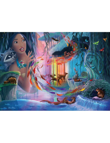 RVSPA01344,Ravensburger - Puzzle colectia de castele Disney Pocahontas 1000 piese