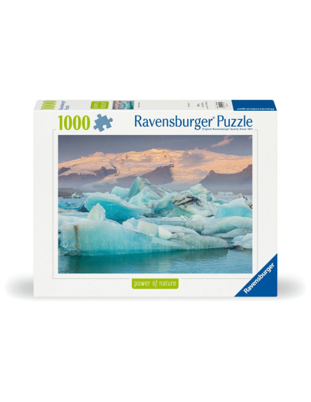 RVSPA01394,Ravensburger - Puzzle puterea naturii lacul glaciar Jokulsarlon din Islanda 1000 piese