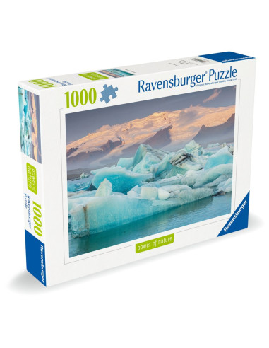 RVSPA01394,Ravensburger - Puzzle puterea naturii lacul glaciar Jokulsarlon din Islanda 1000 piese